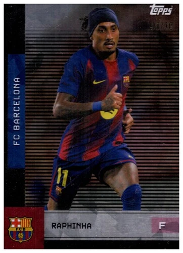 Raphinha 2025 Topps FC Barcelona Team Set /10