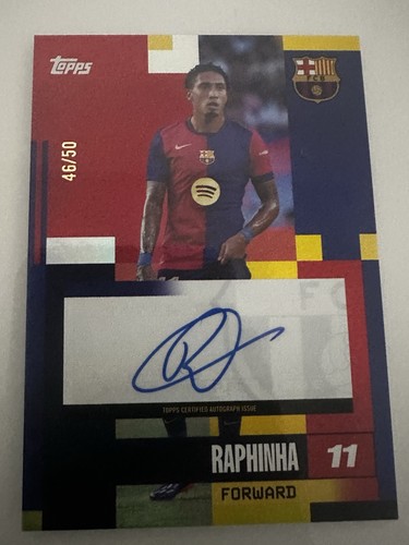 Raphinha 2024 Topps FC Barcelona Team Set /50