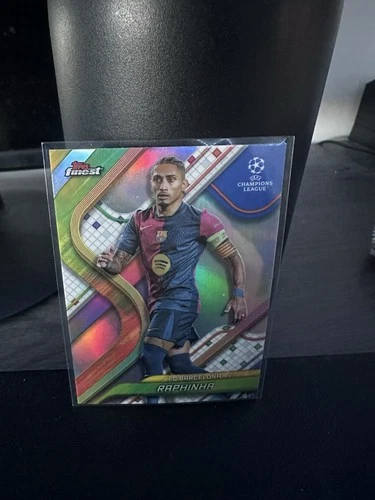 Raphinha 2024 Topps Finest Silver Refractor