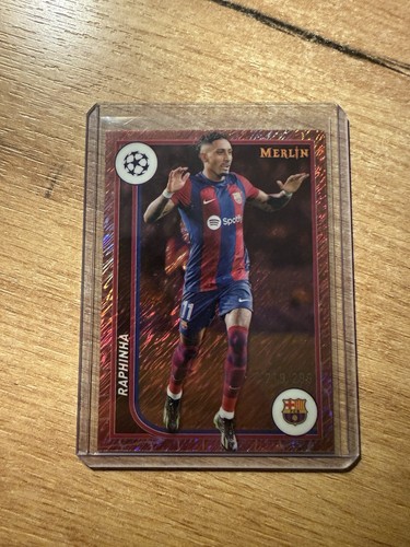 Raphinha 2023 Topps Merlin Chrome /299