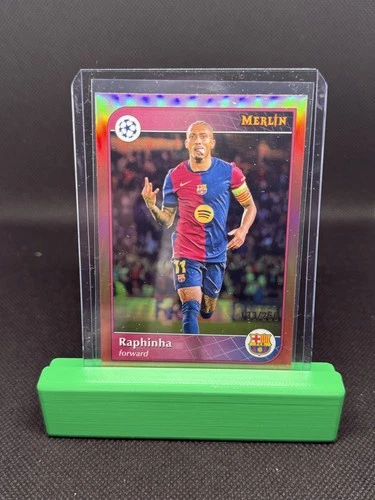 Raphinha 2024 Topps Merlin Chrome Rose Gold Refractor