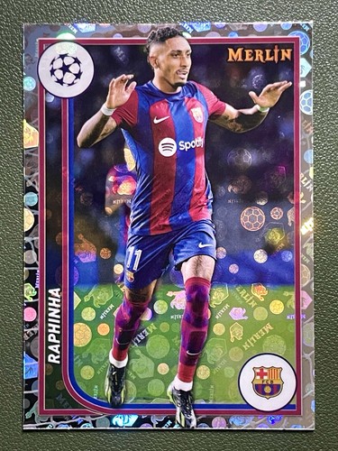 Raphinha 2023 Topps Merlin Chrome Vintage Refractor #35