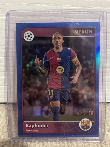 Raphinha 2025 Panini Merlin UCC /150
