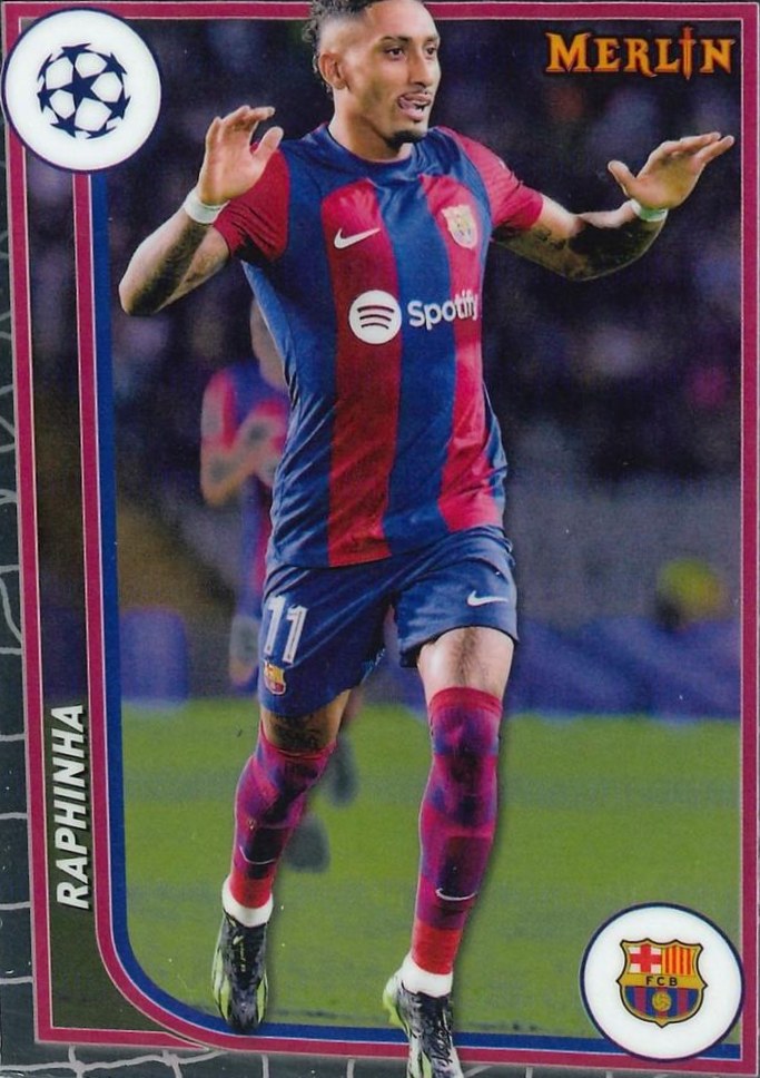 Raphinha 2023 Topps Merlin UEFA Club Competitions