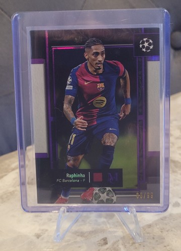 Raphinha 2024 Topps Museo Purple /99