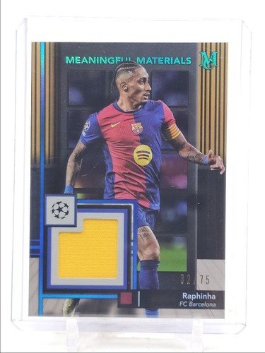 Raphinha 2024 Topps Museo Sapphire /75