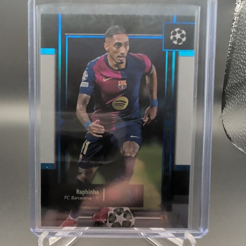 Raphinha 2024 Topps Museum Collection Sapphire /75