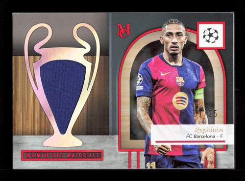 Raphinha 2024 Topps Museum Red /25
