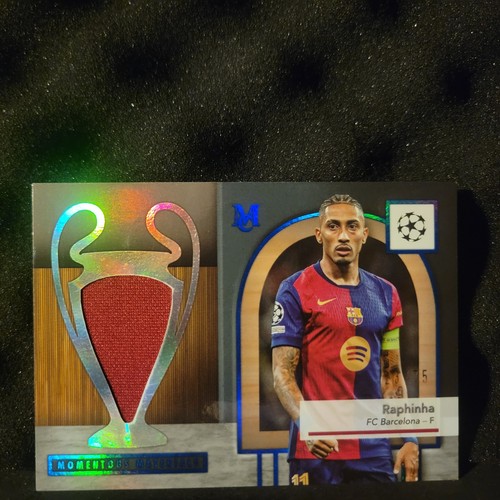 Raphinha 2024 Topps Museum Sapphire /75