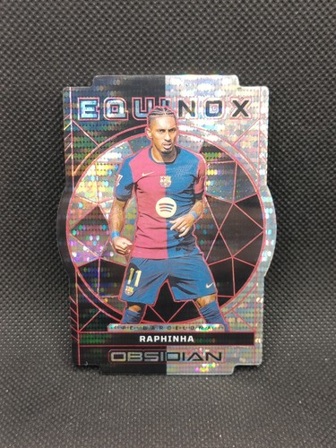 Raphinha 2024 Panini Obsidian Red Pulsar /50