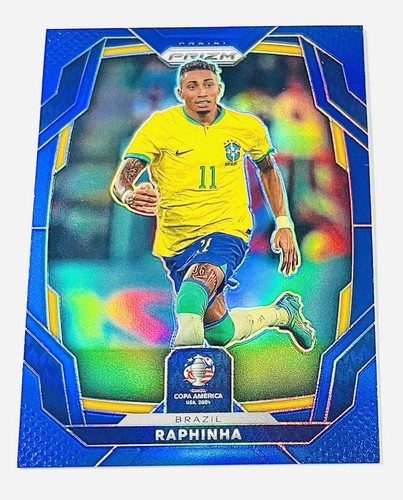 Raphinha 2024 Panini Prizm Blue Prizm /110