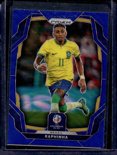 Raphinha 2024 Panini Prizm Blue Wave /199
