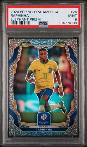 Raphinha 2024 Panini Prizm Copa America Elephant #26