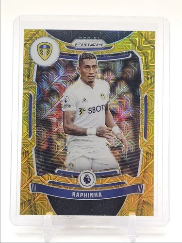 Raphinha 2021 Panini Prizm Gold Mojo /10