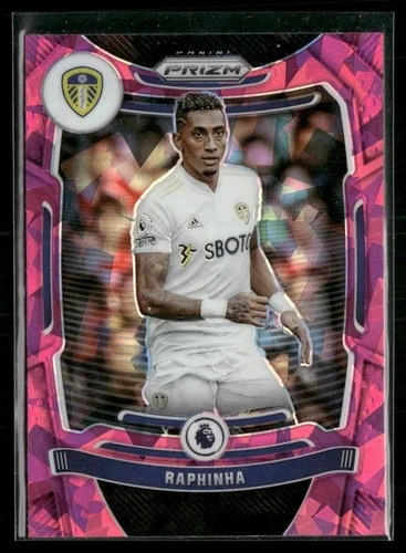 Raphinha 2021 Panini Prizm Pink Cracked Ice