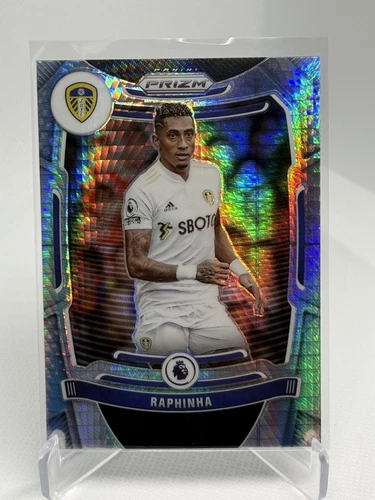 Raphinha 2021 Panini Prizm Premier League Hyper Silver Prizm