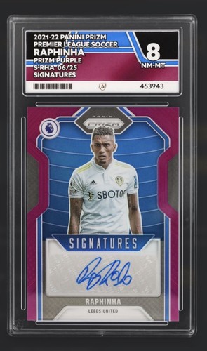 Raphinha 2021 Panini Prizm Purple /25