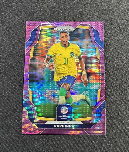 Raphinha 2024 Panini Prizm Purple Pulsar 26/49