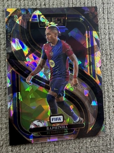 Raphinha 2024 Panini Select Cracked Ice Prizm
