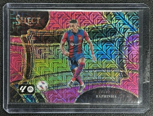Raphinha 2023 Panini Select La Liga Pink Mojo Prizm 203/115