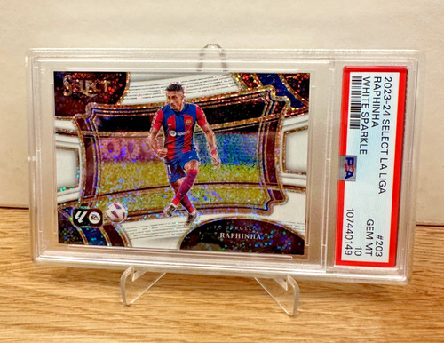 Raphinha 2023 Panini Select La Liga White Sparkle
