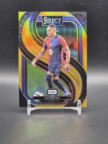Raphinha 2024 Panini Select Mezzanine True Gold /10