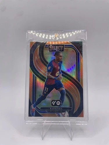 Raphinha 2024 Panini Select Orange Prizm /49
