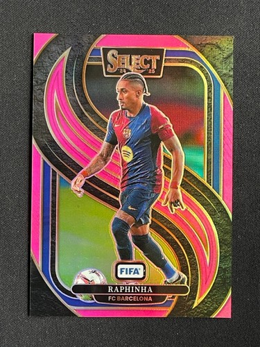 Raphinha 2024 Panini Select Pink Prizm /59