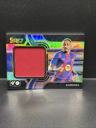 Raphinha 2025 Panini Select Silver Prizm
