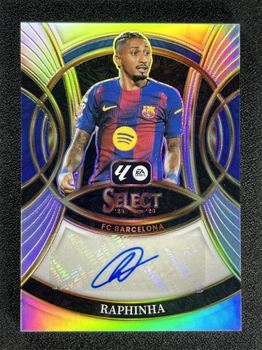 Raphinha 2025 Panini Select Silver Prizm