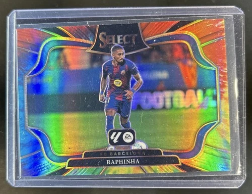 Raphinha 2025 Panini Select Tie-Dye Prizm /25
