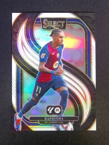 Raphinha 2024 Panini Select White Prizm /20