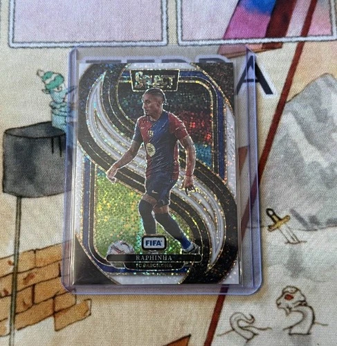 Raphinha 2024 Panini Select White Sparkle Prizm