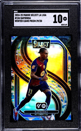Raphinha 2024 Panini Select Winter Camo /30