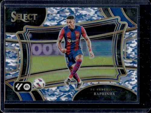 Raphinha 2023 Panini Select Winter Camo Prizm Field Level /99