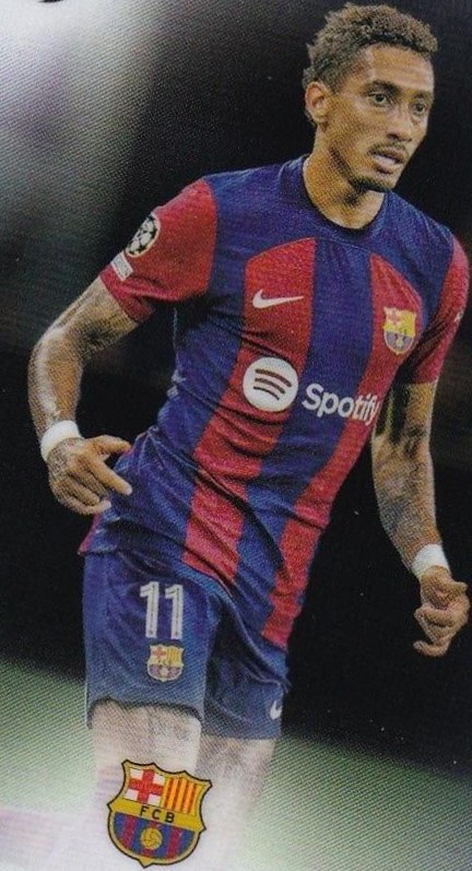 Raphinha 2023 Topps Chrome UEFA Club Competitions