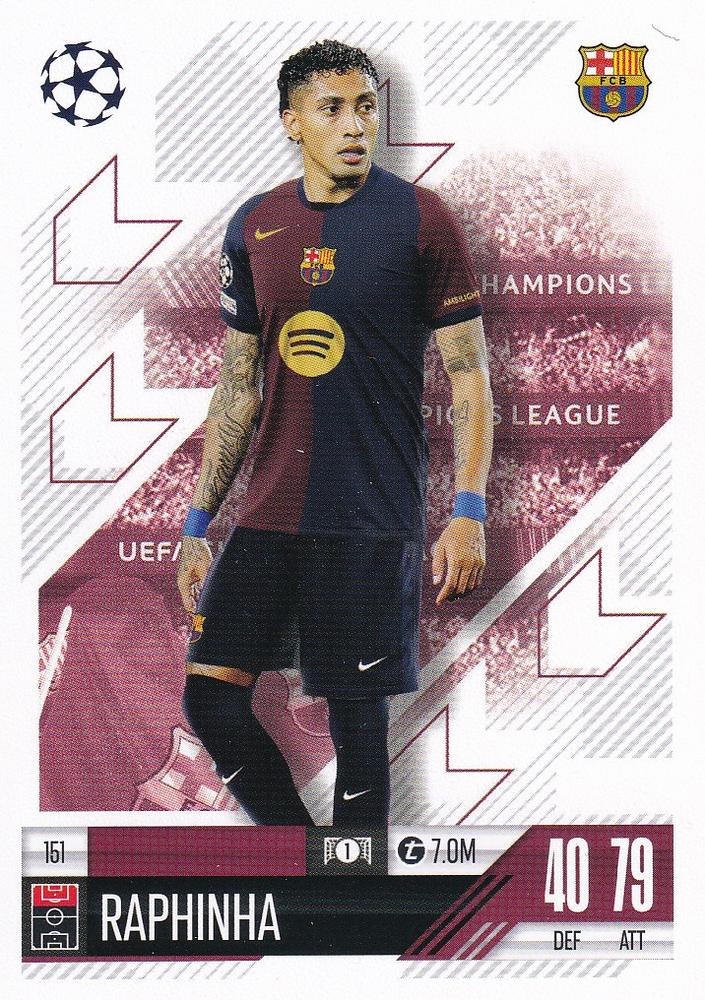 Raphinha 2024 Topps Match Attax UEFA Club Competitions
