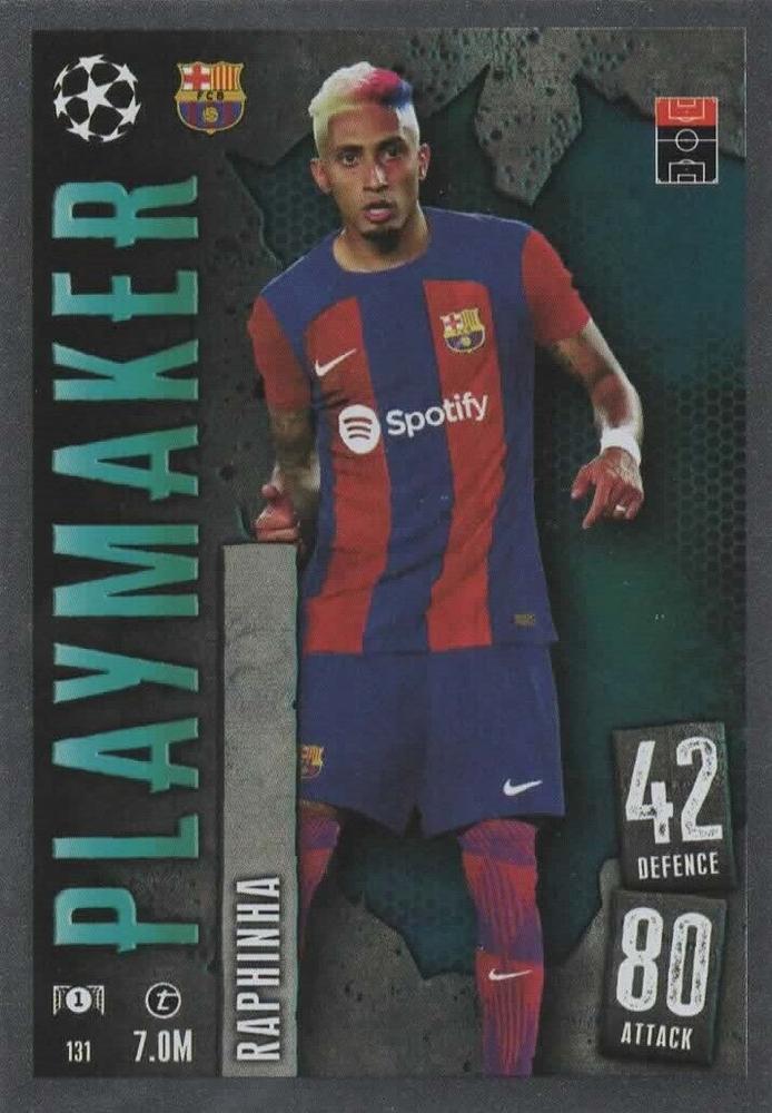 Raphinha 2023 Topps Match Attax UEFA Club Competitions