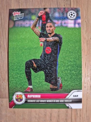 Raphinha 2024 Topps Now UCL #074