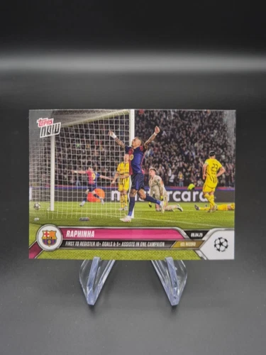 Raphinha 2024 Topps Now UCL