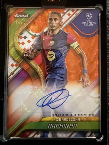 Raphinha 2024 Topps UCC Finest /25
