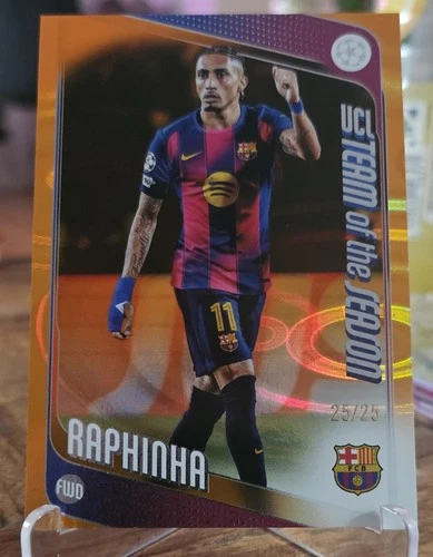 Raphinha 2024 Topps UCC Flagship /25
