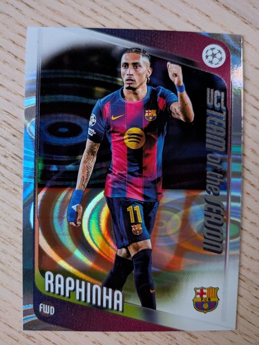 Raphinha 2025 Topps UCC Raindrops #97