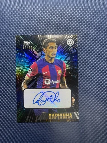 Raphinha 2023 Topps UEFA Club Competitions Gold /99