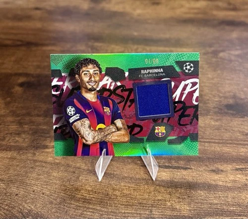 Raphinha 2025 Topps UEFA Verde /99