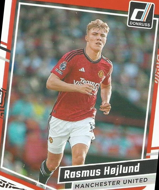 Rasmus Hojlund 2023 Panini Donruss