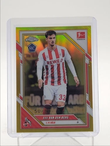 Rav van den Berg 2025 Topps Bundesliga Gold /50