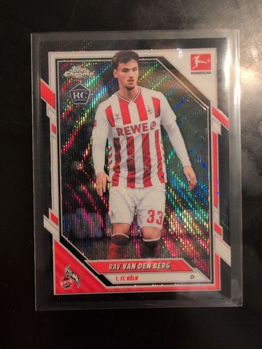 Rav van den Berg 2025 Topps Chrome Bundesliga Black Wave /10