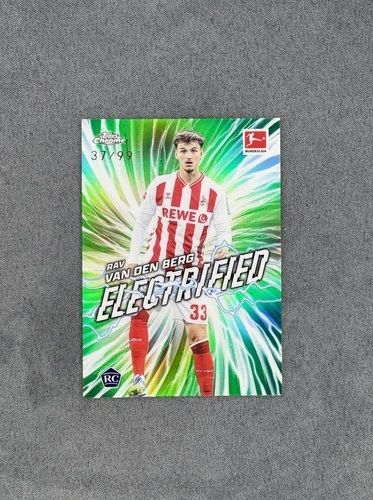 Rav van den Berg 2025 Topps Chrome Bundesliga Electrified Green /99