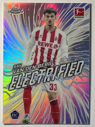 Rav van den Berg 2025 Topps Chrome Bundesliga Electrified Refractor